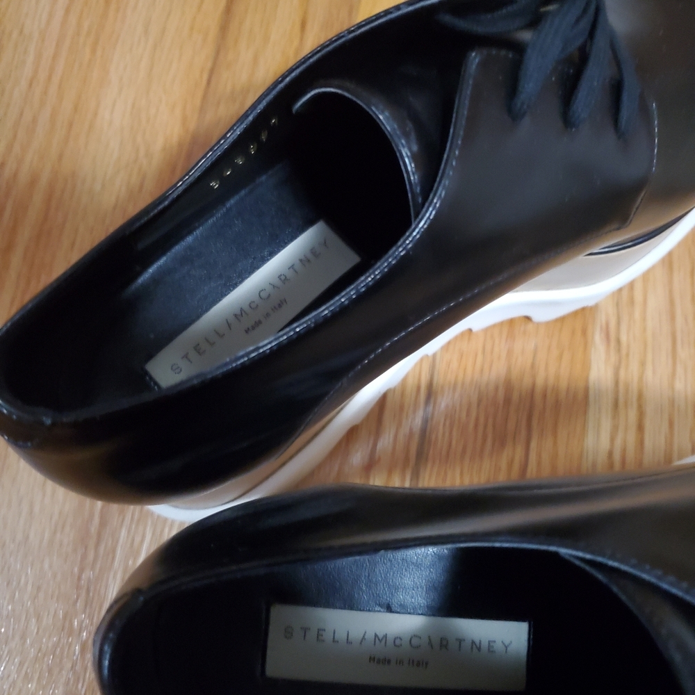 Stella McCartney vegan Oxford Elise platform shoes - Picture 8 of 9
